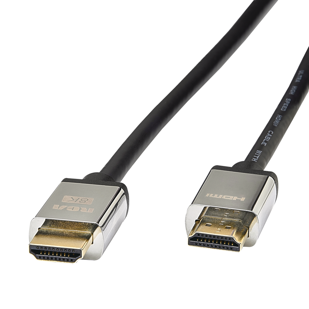 RCA 6ft Black 8K Ultra High Speed HDMI Cable