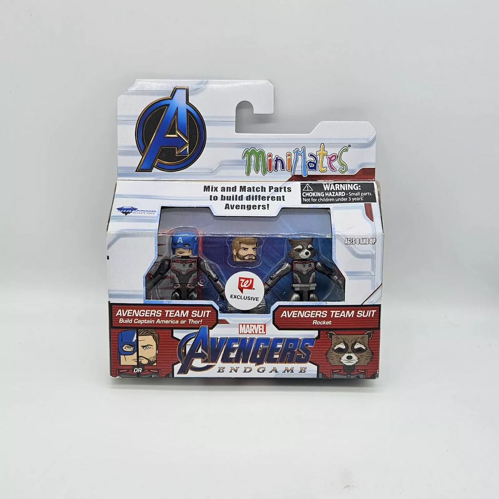 MINIMATES AVENGERS ENDGAME TEAM SUIT CAPTAIN AMERICA & ROCKET