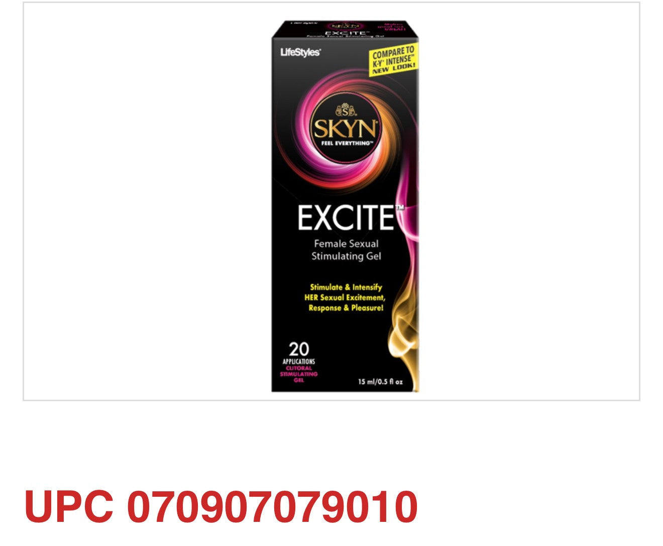 SKYN LifeStyles Excite Female Sexual Stimulating Gel – 15 mL (0.5 oz)