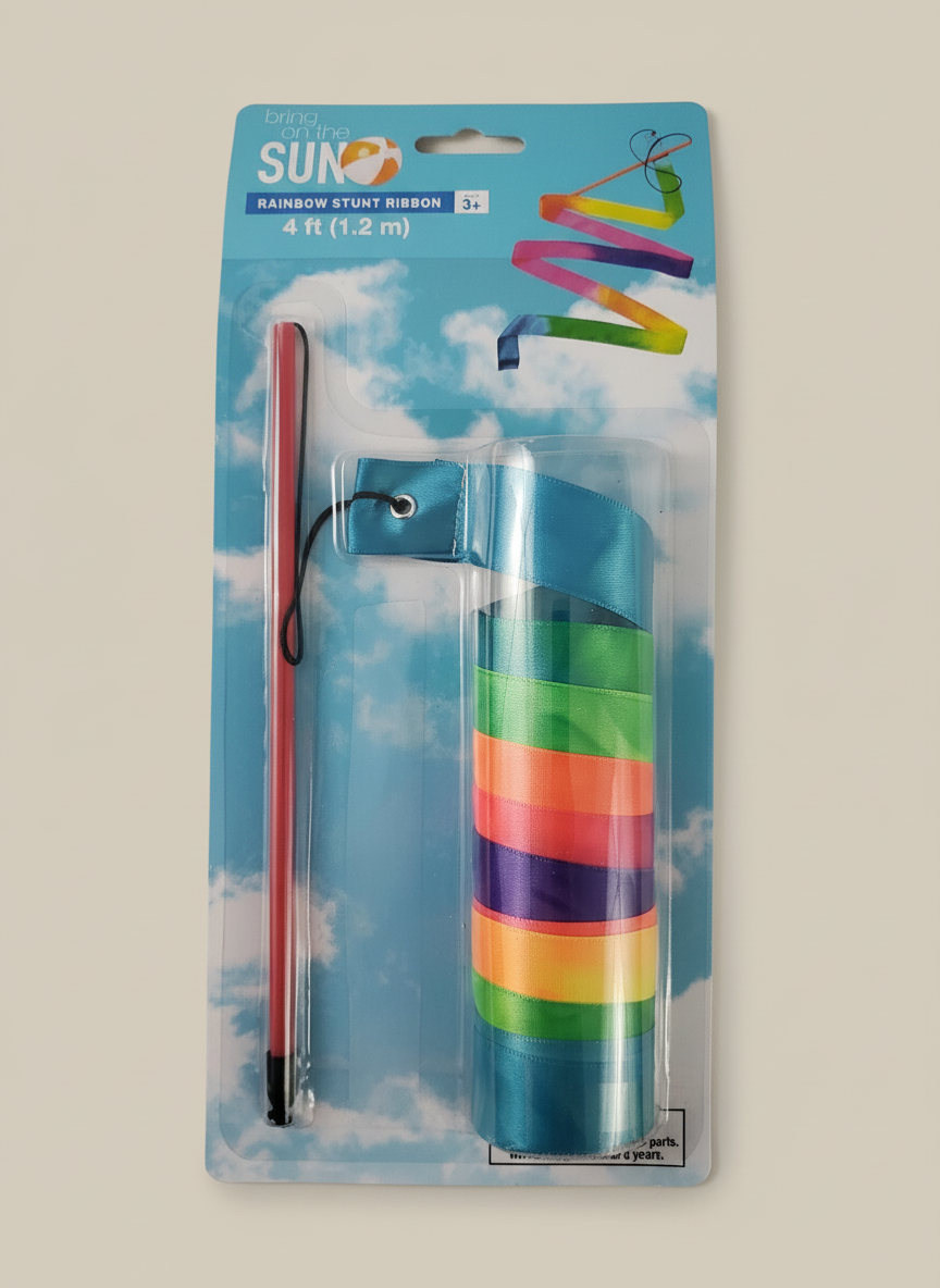 New Rainbow Stunt Ribbon 4ft (1.2 m) Bring On The Sun [3+] -
