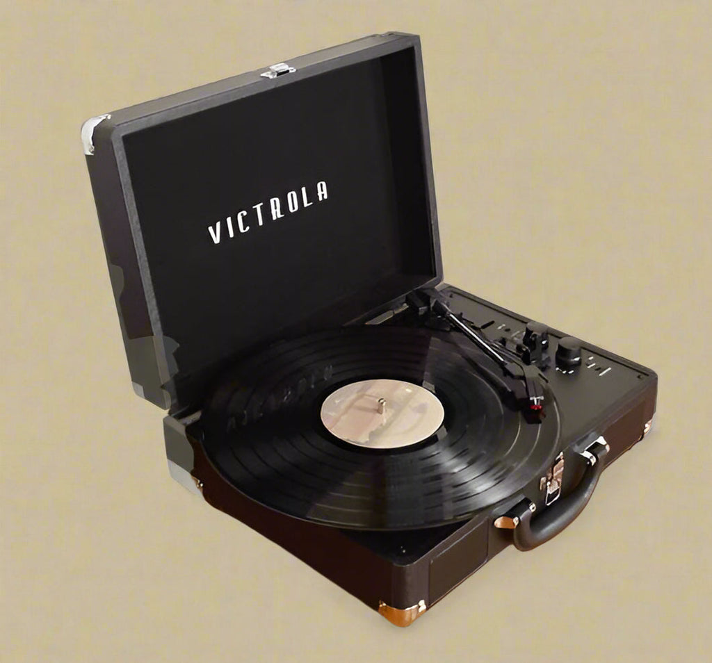 THE JOURNEY +SUITCASE RECORD PLAYER WITH BLUETOOTH STREAMING