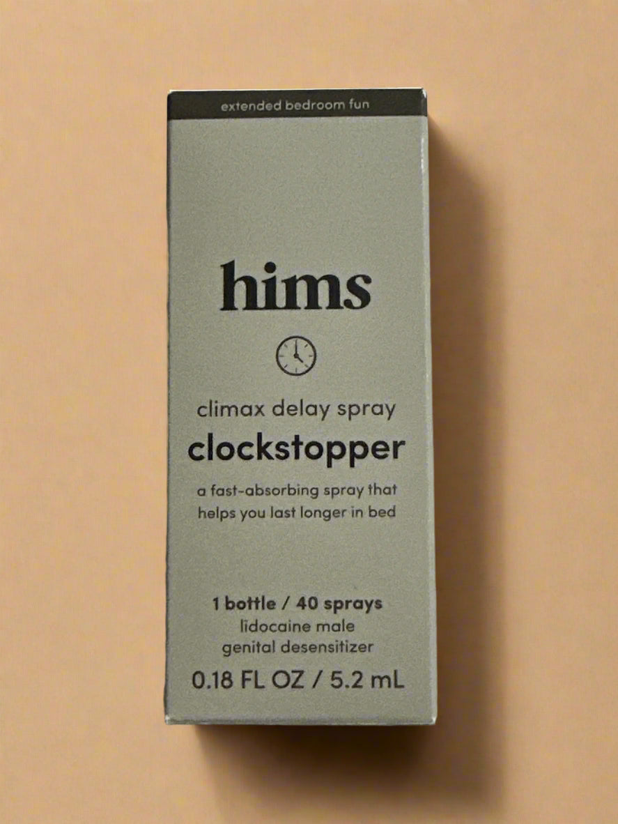 Hims Clockstopper Climax Delay Spray – 0.18 fl oz (5.2 mL), 40 Sprays