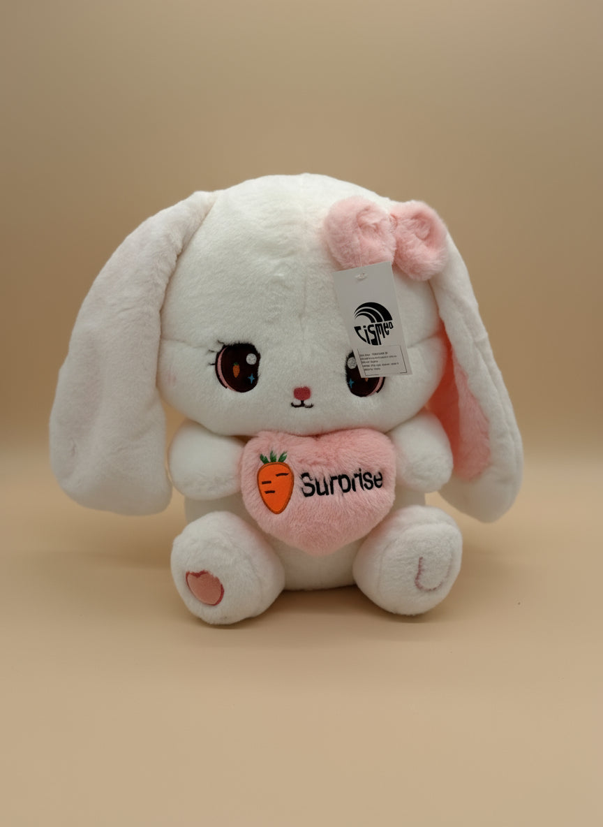 Soft Plush Bunny Rabbit Stuffed Animal Toy – Medium Size (10" to 14")