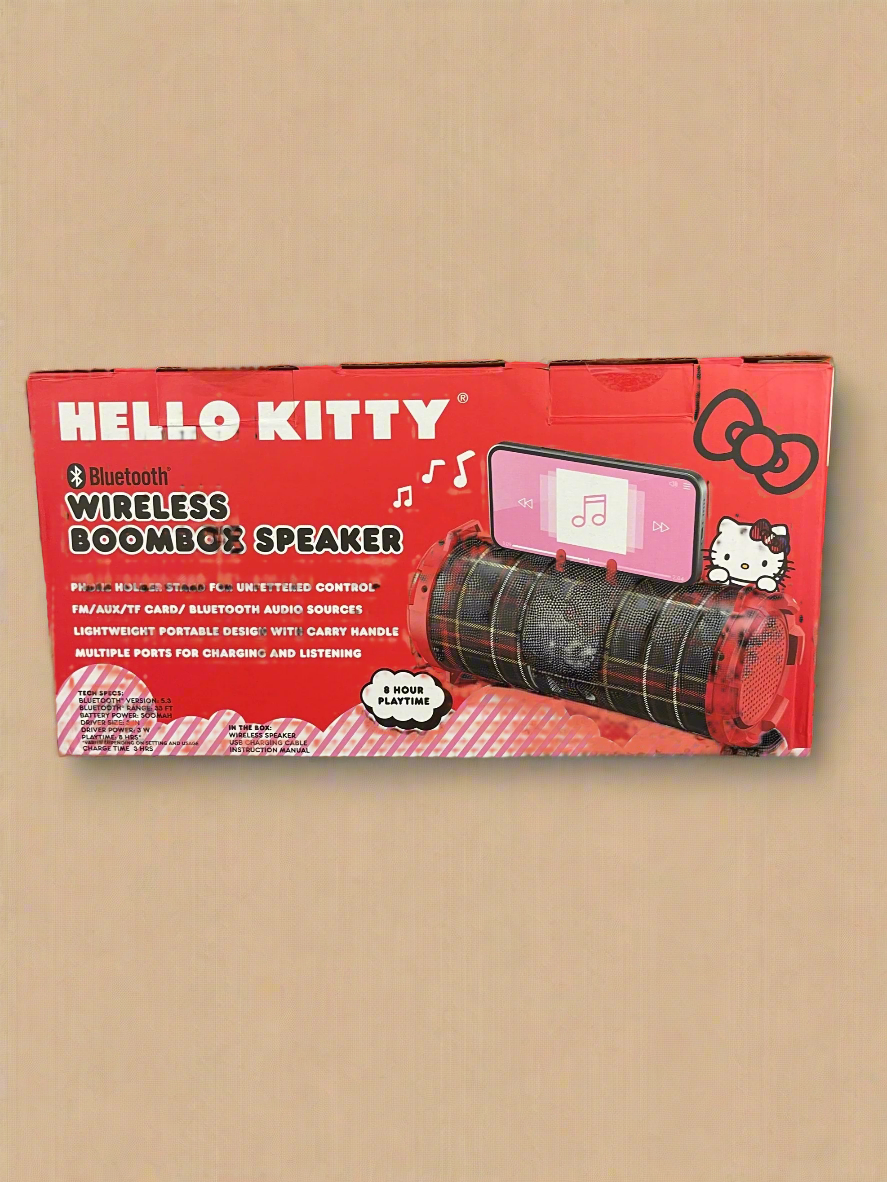 HELLO KITTY BLUELESS BOOMBOX SPEAKER