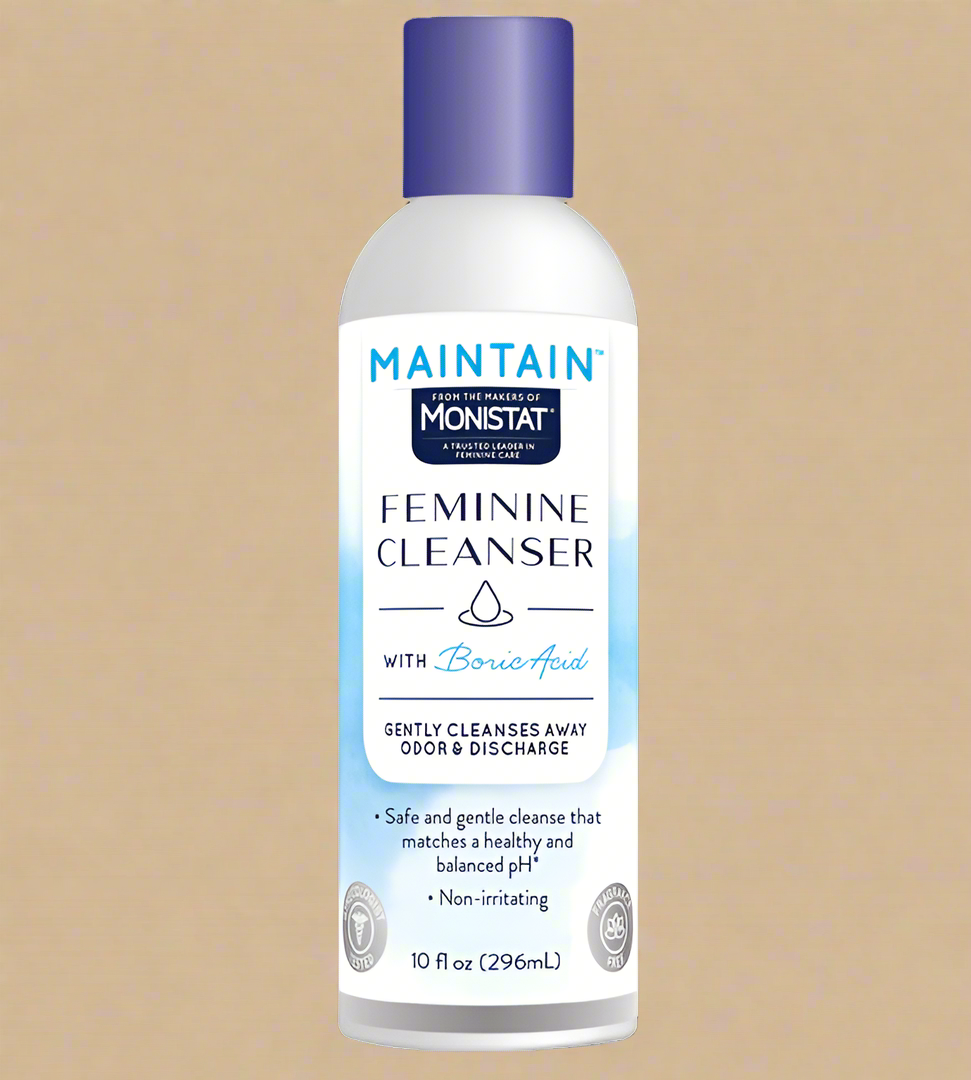 Monistat Maintain Feminine Cleanser with Boric Acid – 10 oz