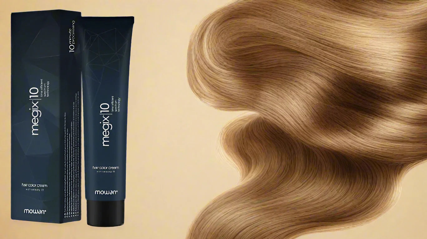 Mowan Megix 10 Crème Hair Color 9.24 Tobacco Series