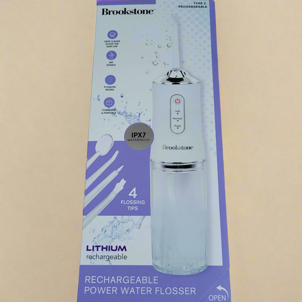 Brookstone Rechargeable Power Water Flosser