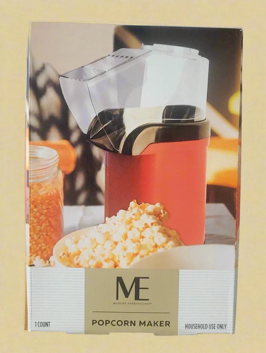 Modern Expressions Popcorn Maker – Hot Air Popper for Healthy Homemade Snacks