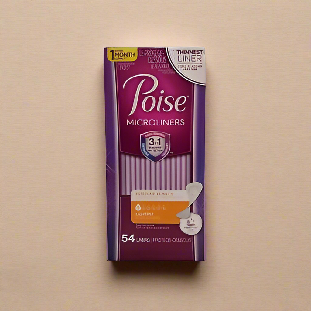 Poise Microliners – Regular Length, Lightest Absorbency (#1), 16 Count