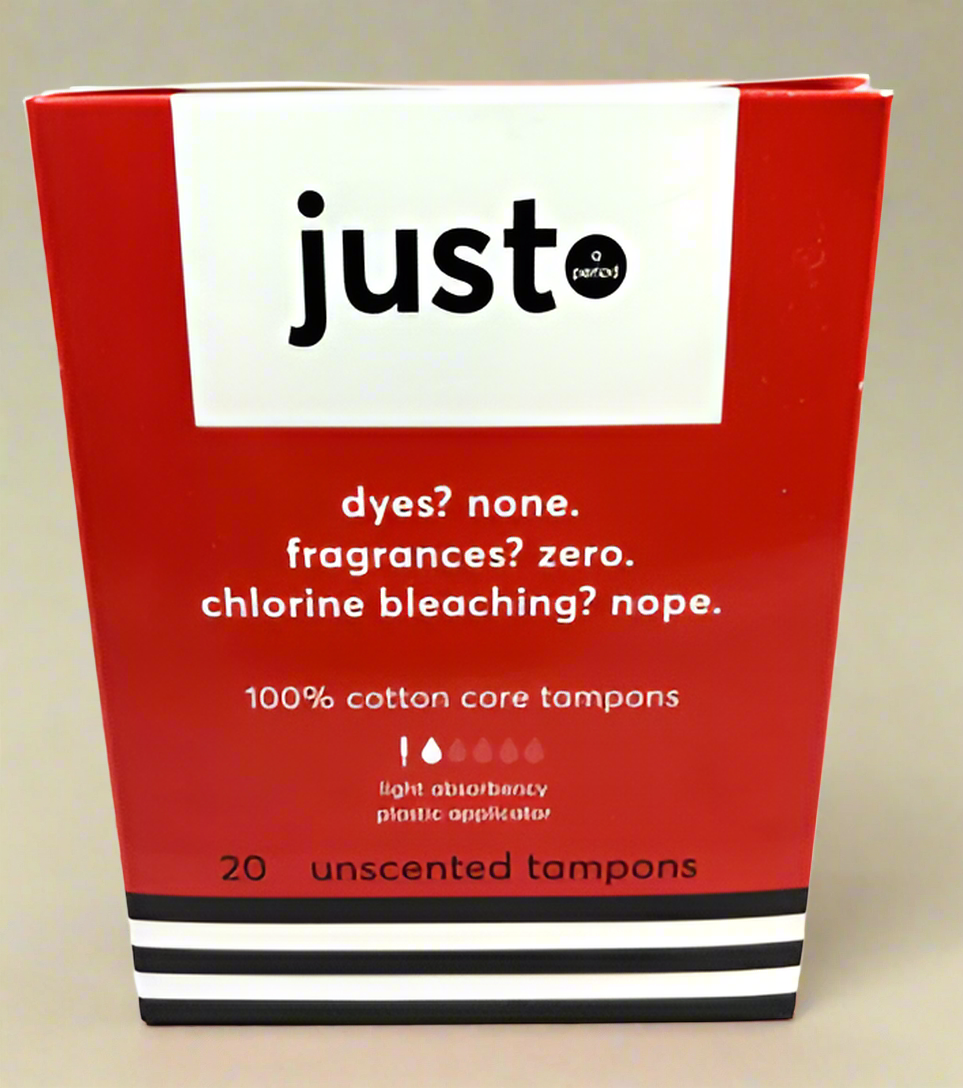 Just Unscented Tampons – Light Absorbency, 20 Count