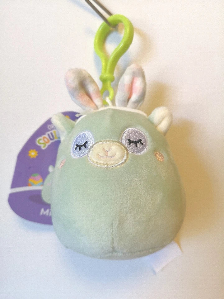 Squishmallow 3.5" Easter Clip-On Miley the Llama with Ears